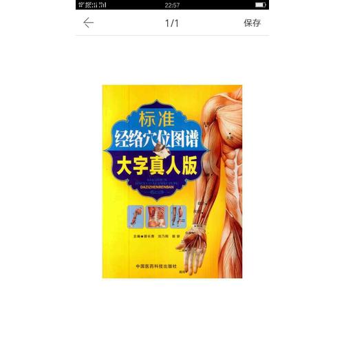 標準經(jīng)絡穴位圖譜（大字真人版）
