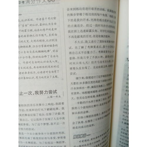 中考滿分作文2017
