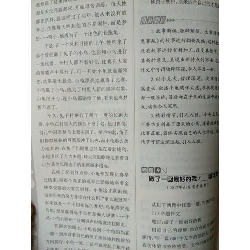中考滿分作文2017