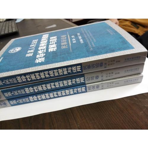較高人民法院指導性案例裁判規(guī)則理解與適用：民事訴訟卷（上下冊）（第2版）