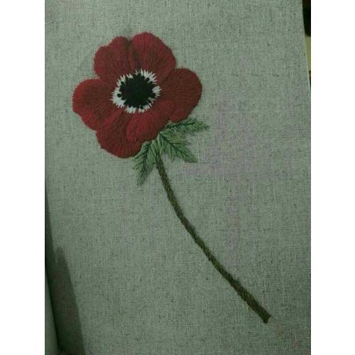 韓風花草繡：50種花與刺繡