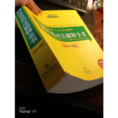 2017中華人民共和國刑法及司法解釋全書（含指導(dǎo)案例）