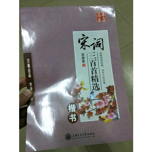 華夏萬卷字帖 宋詞三百首精選 田英章楷書(升級版)