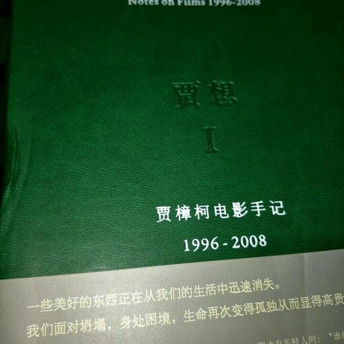 賈想I：賈樟柯電影手記1996—2008