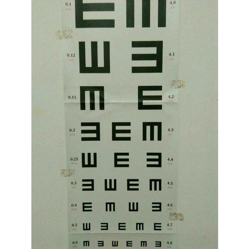 標(biāo)準(zhǔn)對(duì)數(shù)視力表