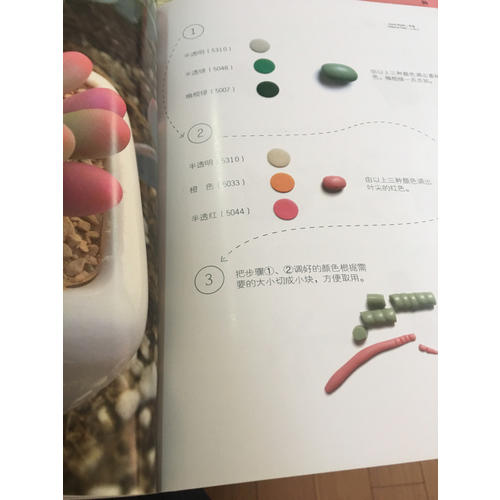 多肉萌語，軟陶養成私房手貼