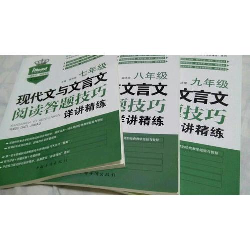 現代文與文言文閱讀答題技巧詳講精練·九年級