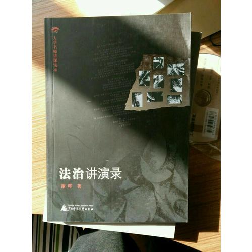 法治講演錄(大學名師講課實錄)