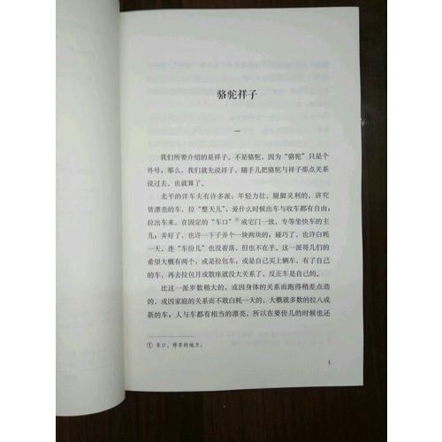駱駝祥子·月牙兒