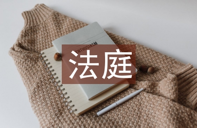 法庭發(fā)言稿