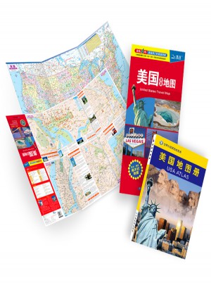 美國旅游地圖美國地圖冊