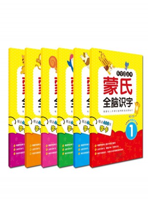 愛德少兒：蒙氏全腦識(shí)字（全6冊(cè)）