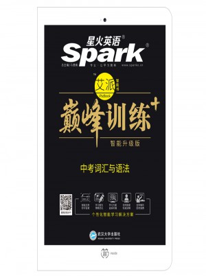 中考詞匯與語法 巔峰訓練 星火英語艾派智能書系列 2018全新上市