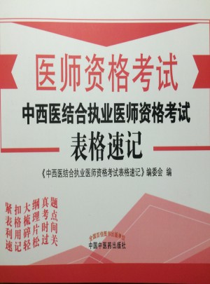 2017中西醫結合執業醫師資格考試表格速記