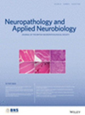 Neuropathology And Applied Neurobiology