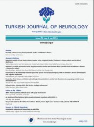 Turkish Journal Of Neurology