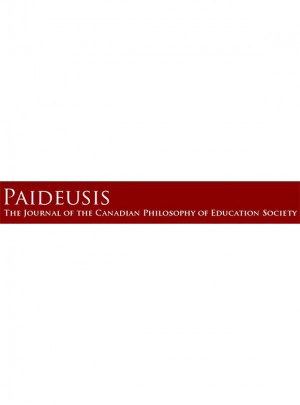 Paideusis-the Journal Of The Canadian Philosophy Of Education Society